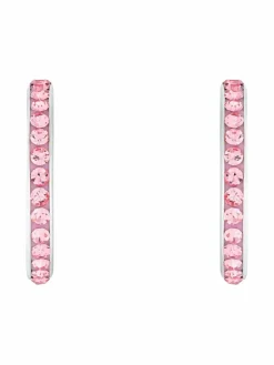 amor Mädchen<Mädchen Creolen silber uni