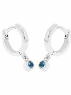 s.Oliver Mädchen<Mädchen Creolen türkis uni