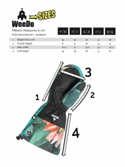 WeeDo Mädchen<Mädchen Fausthandschuhe rosa uni