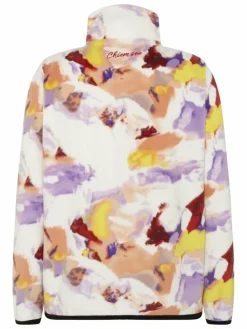 Chiemsee Mädchen<Mädchen Fleecejacke orange lila gemustert
