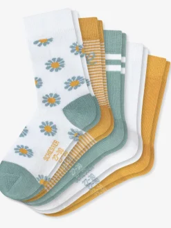Schiesser Mädchen<Mädchen Freizeitsocken - Blume mehrfarbig bedruckt