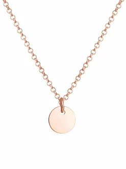 Elli Mädchen<Mädchen Halskette roségold uni