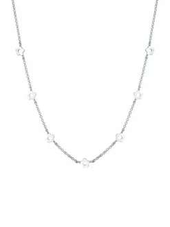 Elli Mädchen<Mädchen Halskette silber uni