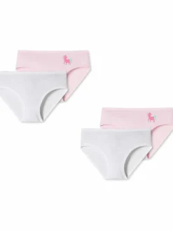Schiesser Mädchen<Mädchen Hüftslip - Allday Basic pink gemustert