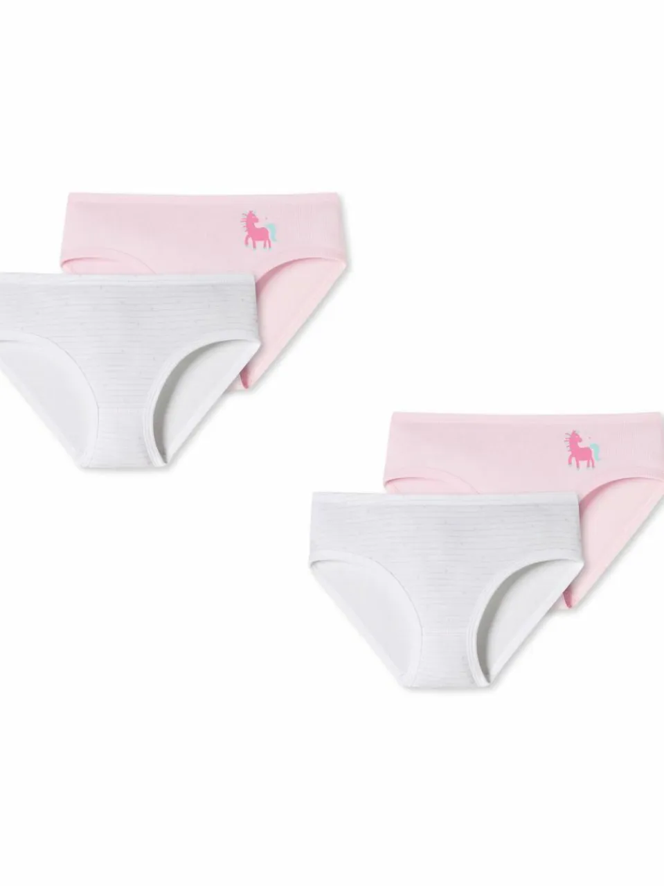 Schiesser Mädchen<Mädchen Hüftslip - Allday Basic pink gemustert