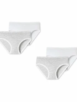 Schiesser Mädchen<Mädchen Hüftslip - Allday Basic pink gemustert