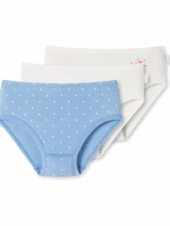 Schiesser Mädchen<Mädchen Hüftslip - Fine Rib Organic Cotton mehrfarbig bedruckt