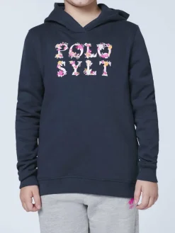 Polo Sylt Mädchen<Mädchen Hoodie marine blau bedruckt