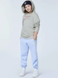 Polo Sylt Mädchen<Mädchen Hoodie hellgrau grau bedruckt