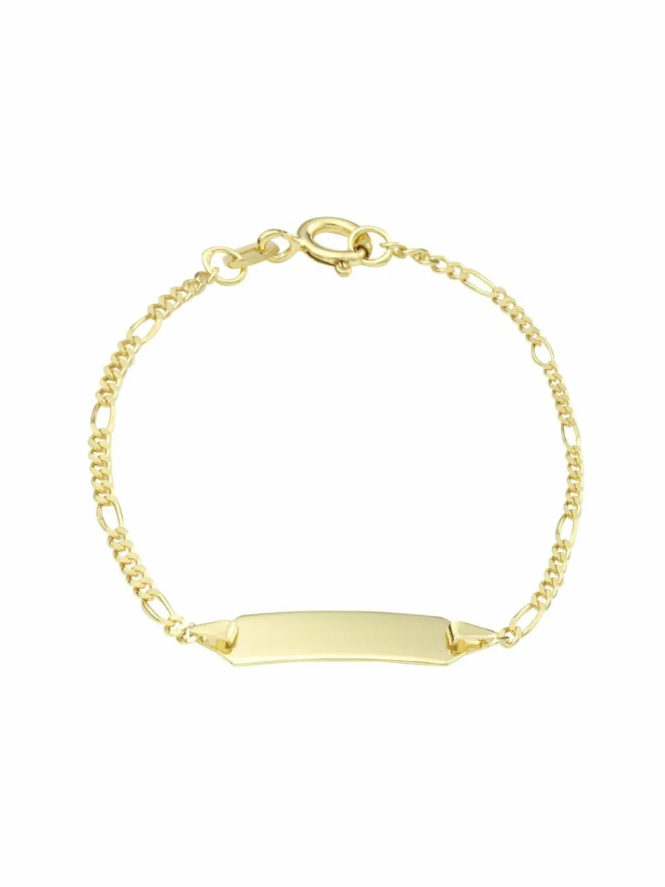 amor Mädchen<Mädchen Identarmband gold uni