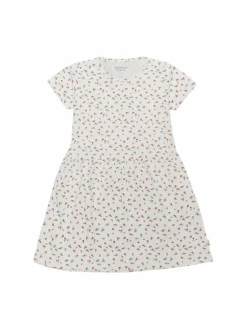 Minymo Mädchen<Mädchen Jerseykleid blau gemustert