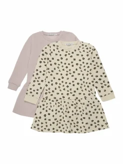 Minymo Mädchen<Mädchen Jerseykleid altrosa uni