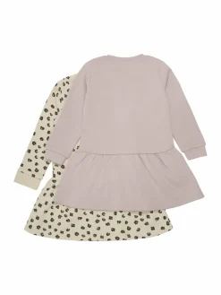 Minymo Mädchen<Mädchen Jerseykleid altrosa uni