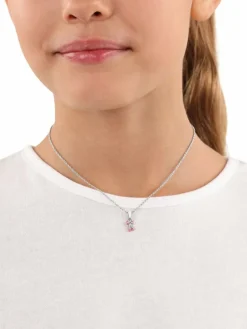 Prinzessin Lillifee Mädchen<Mädchen Kette mit Anhänger silber uni