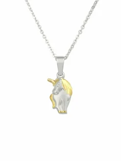 amor Mädchen<Mädchen Kette mit Anhänger mehrfarbig uni