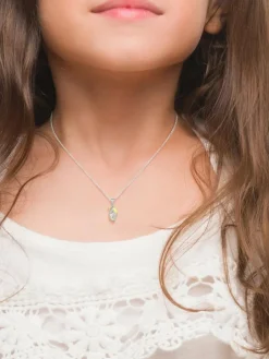 amor Mädchen<Mädchen Kette mit Anhänger mehrfarbig uni