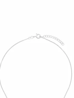amor Mädchen<Mädchen Kette mit Anhänger silber uni