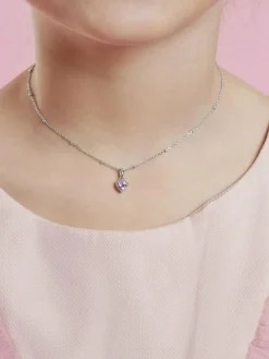 Prinzessin Lillifee Mädchen<Mädchen Kette mit Anhänger silber uni