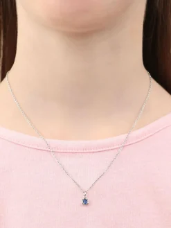 Prinzessin Lillifee Mädchen<Mädchen Kette mit Anhänger blau uni