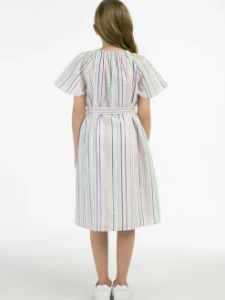 MyMo Mädchen<Mädchen Kleid mehrfarbig gestreift