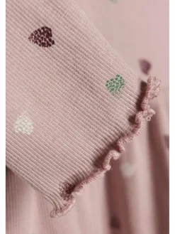 Minymo Mädchen<Mädchen Longsleeve altrosa gemustert