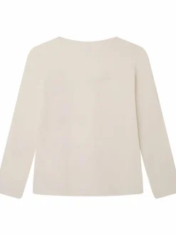 Pepe Jeans Mädchen<Mädchen Longsleeve 1er Pack weiß uni