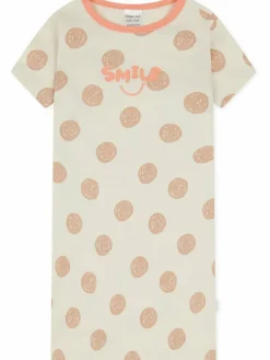 Schiesser Mädchen<Mädchen Nachthemd - Natural Love weiß bedruckt