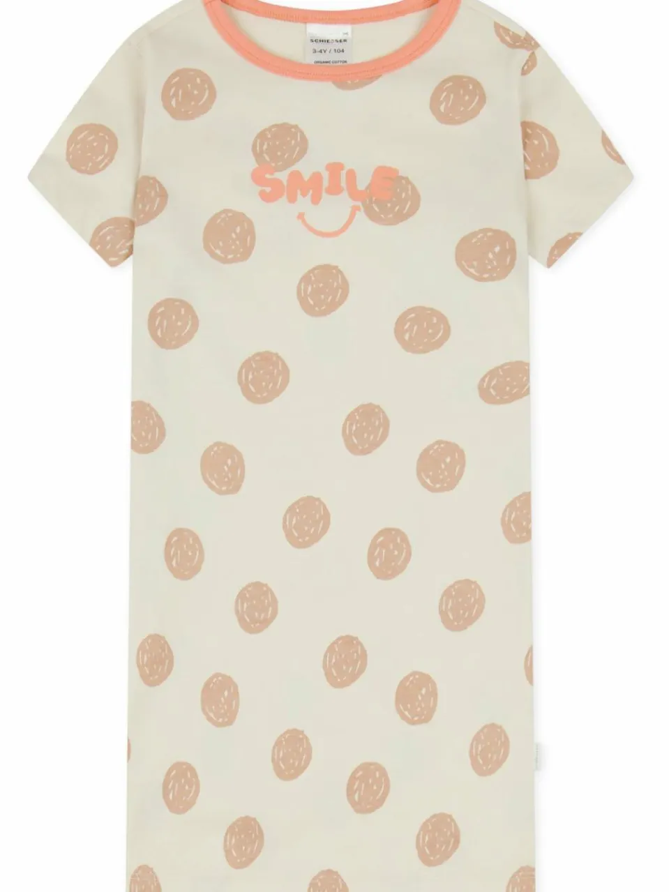 Schiesser Mädchen<Mädchen Nachthemd - Natural Love weiß bedruckt