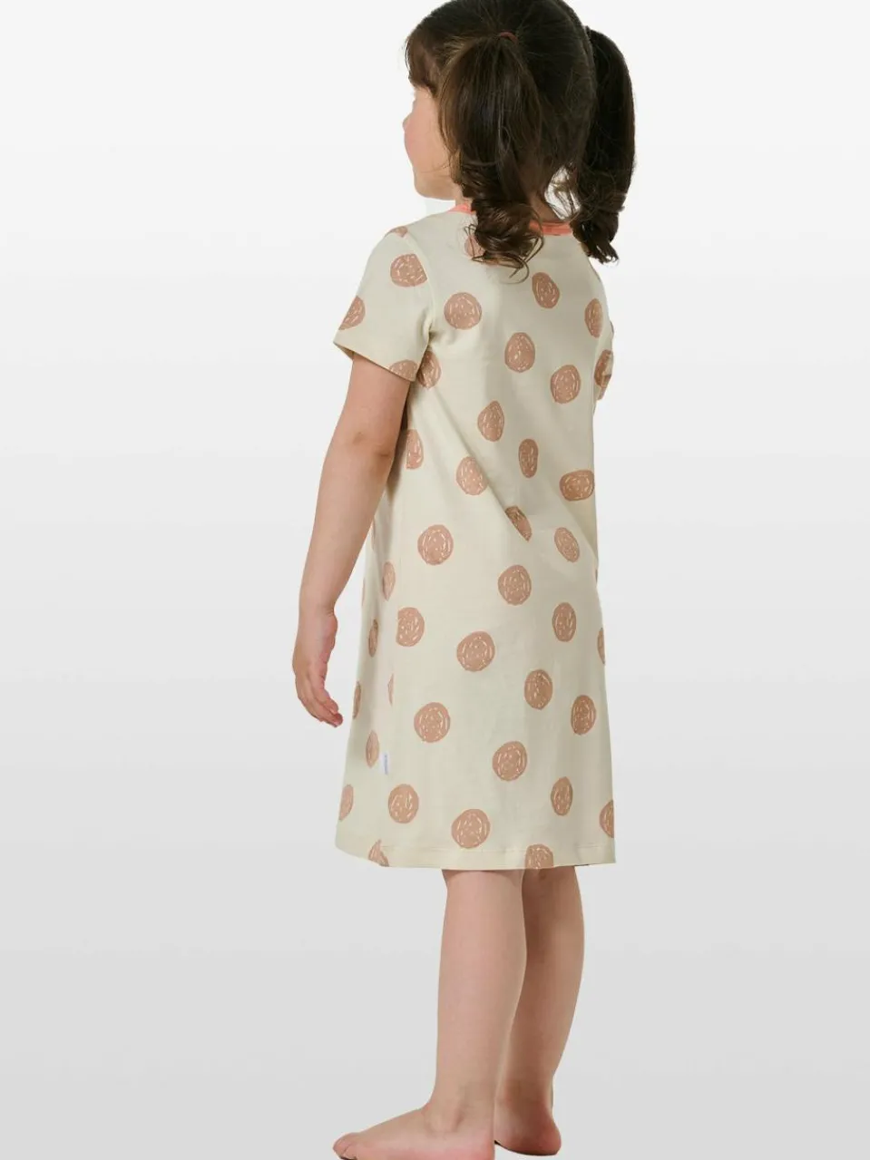 Schiesser Mädchen<Mädchen Nachthemd - Natural Love weiß bedruckt