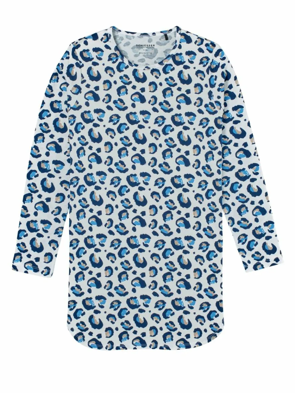 Schiesser Mädchen<Mädchen Nachthemd - Nightwear blau bedruckt
