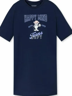 Schiesser Mädchen<Mädchen Nachthemd - Organic Cotton marine bedruckt