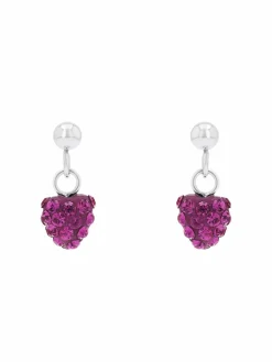 amor Mädchen<Mädchen Ohrhänger silber uni