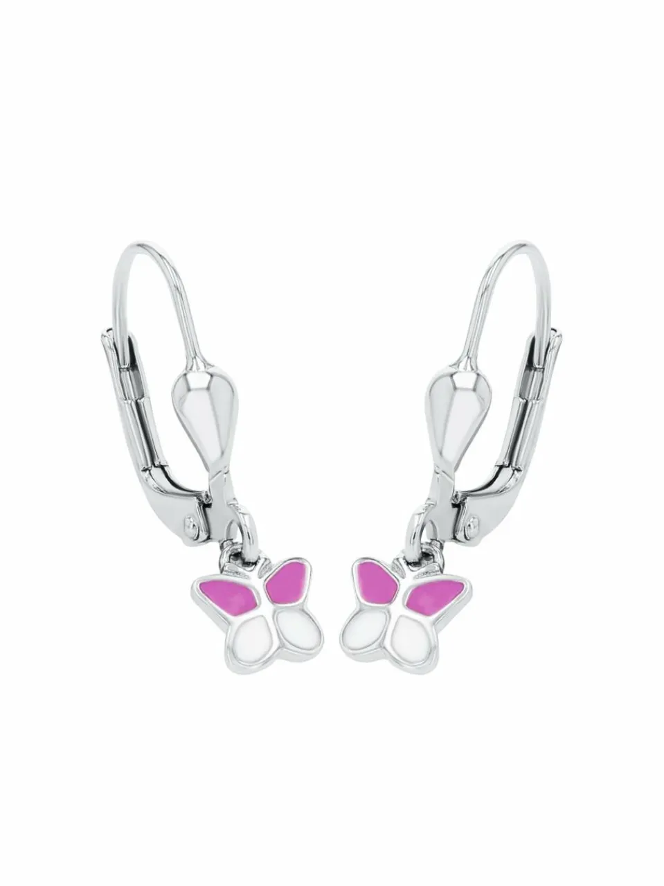 amor Mädchen<Mädchen Ohrhänger silber uni