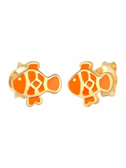 Elli Mädchen<Mädchen Ohrringe gold uni