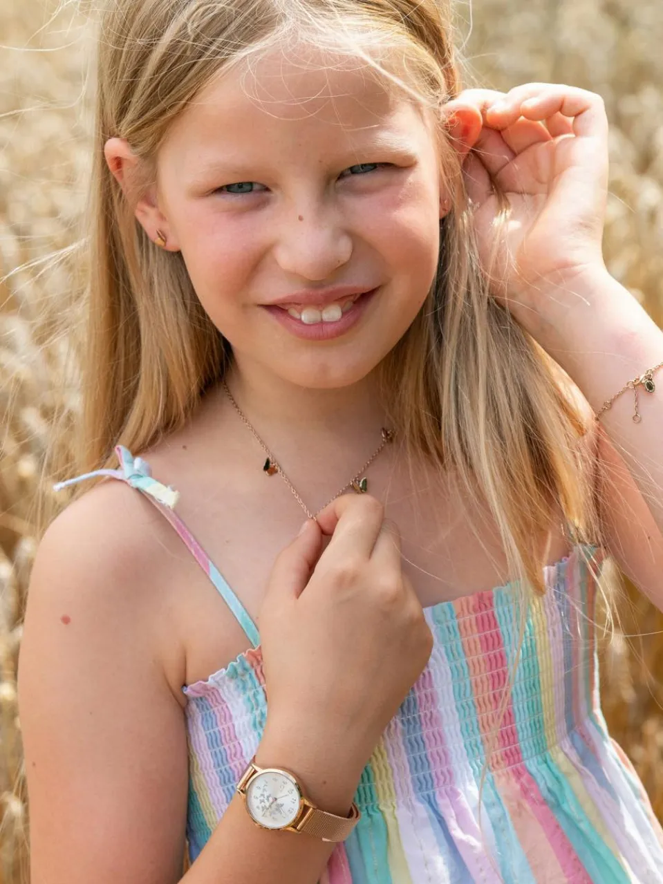 Cool Time Mädchen<Mädchen Ohrringe roségold uni