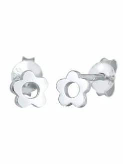 Elli Mädchen<Mädchen Ohrringe silber uni