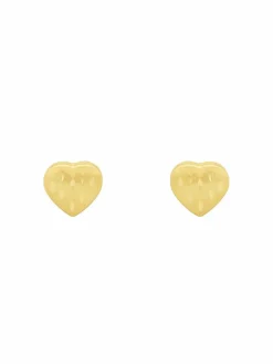 amor Mädchen<Mädchen Ohrstecker gold uni