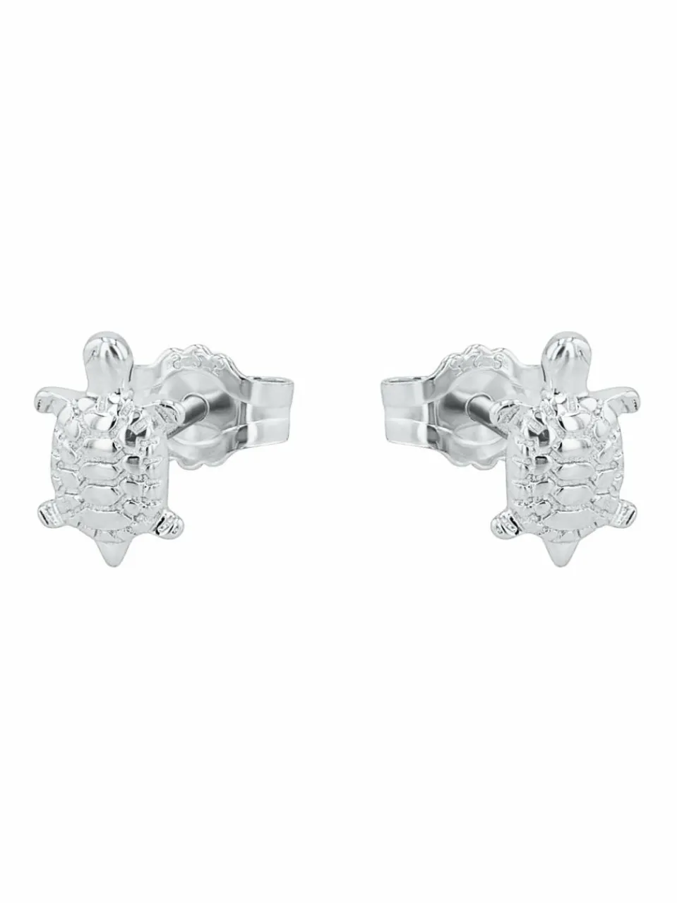 amor Mädchen<Mädchen Ohrstecker silber uni