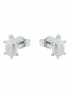 amor Mädchen<Mädchen Ohrstecker silber uni