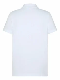 Polo Sylt Mädchen<Mädchen Polo Shirt weiß blau uni