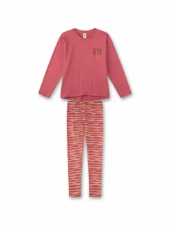 Sanetta Mädchen<Mädchen Pyjama rosa bedruckt