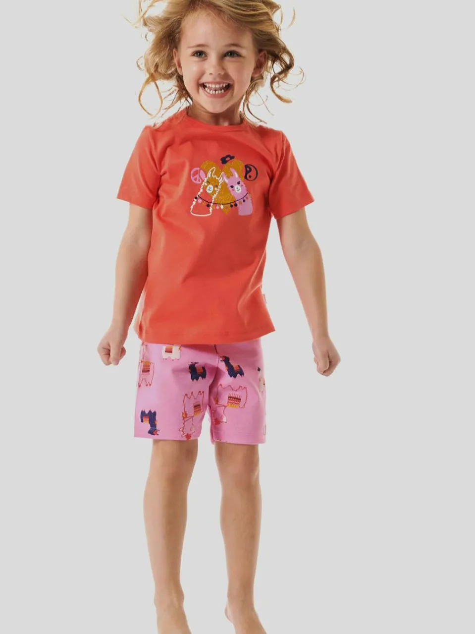Schiesser Mädchen>Mädchen Pyjama - Girls World Organic Cotton