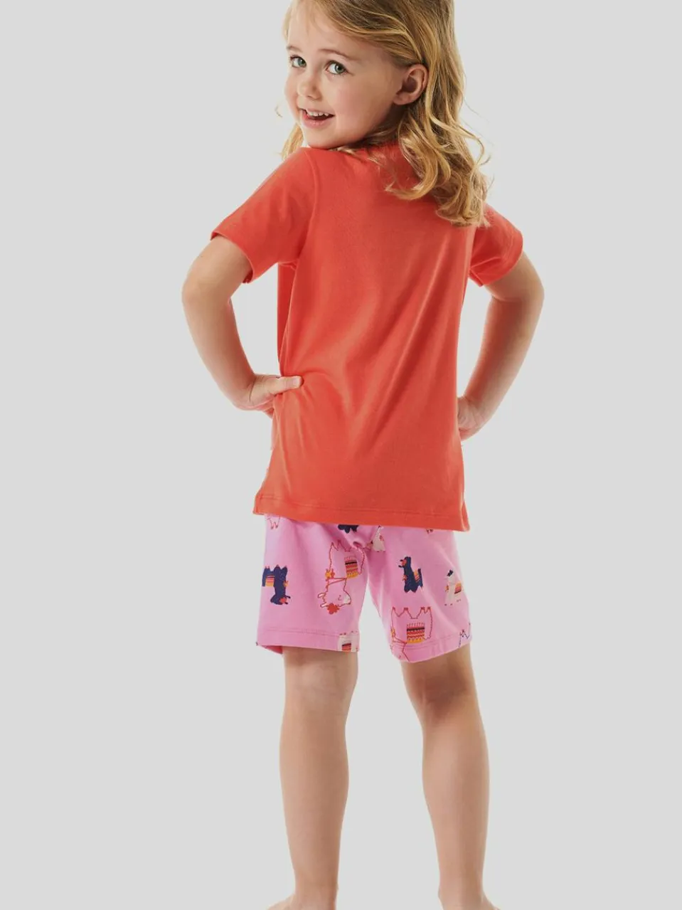 Schiesser Mädchen>Mädchen Pyjama - Girls World Organic Cotton