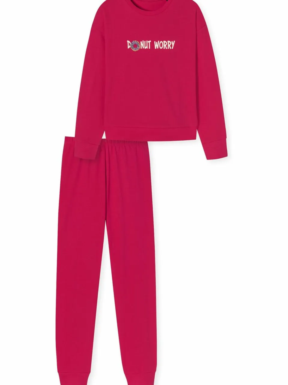 Schiesser Mädchen<Mädchen Pyjama - Teens Nightwear pink bedruckt