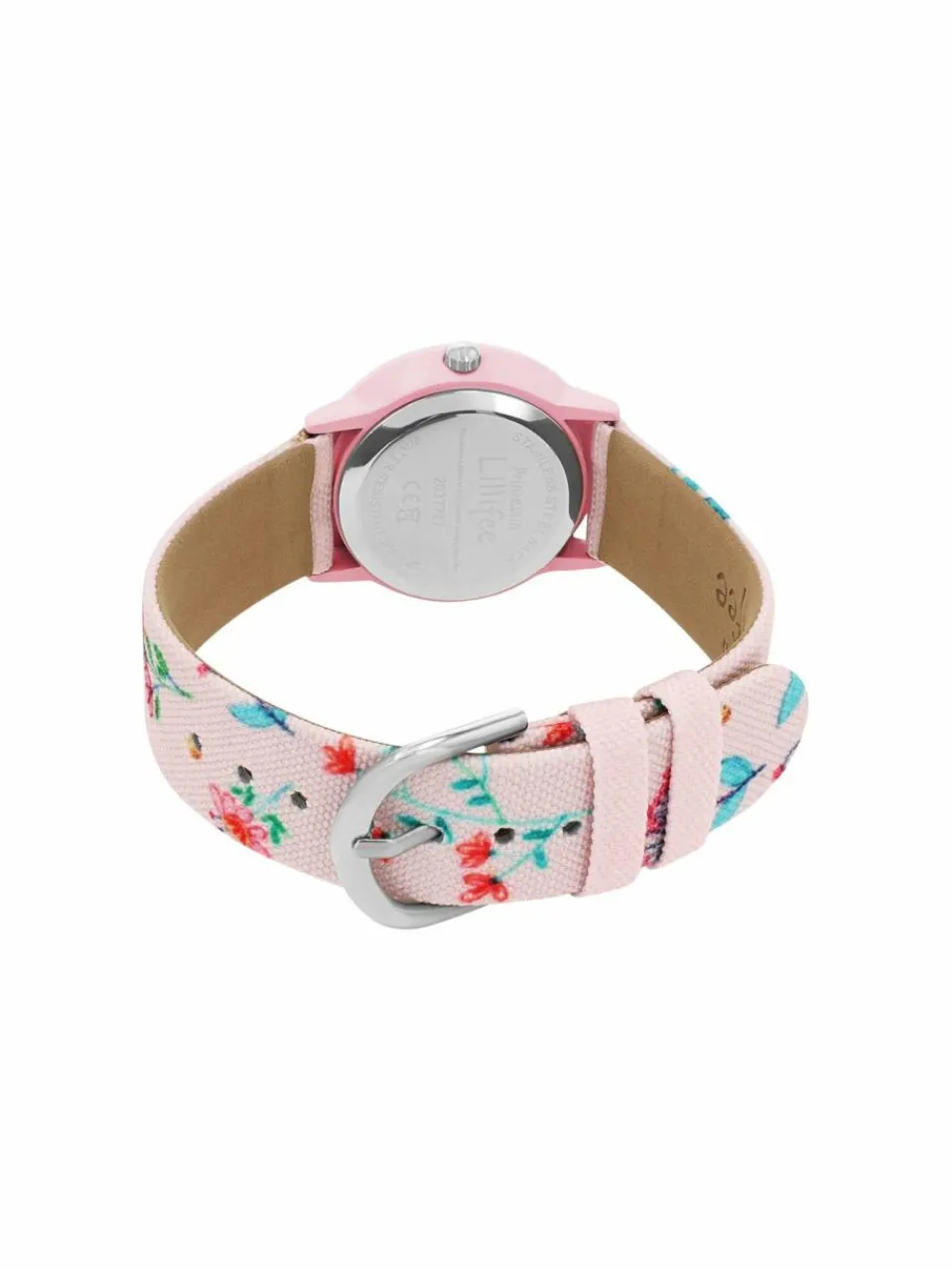 Prinzessin Lillifee Mädchen<Mädchen Quarzuhr weiß gemustert