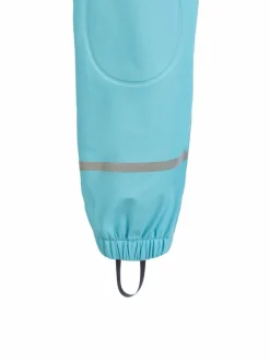 Schmuddelwedda Mädchen<Mädchen Regenhose aqua meliert