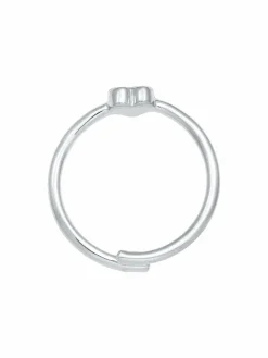 Elli Mädchen<Mädchen Ring silber uni