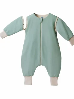 Mababu Mädchen<Mädchen Schlafsack - 1.5 TOG grün uni