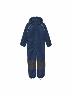 ColorKids Mädchen<Mädchen Schneeoverall blau uni