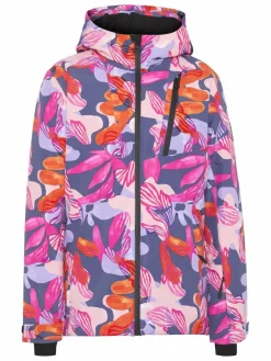 Chiemsee Mädchen<Mädchen Skijacke lila gemustert